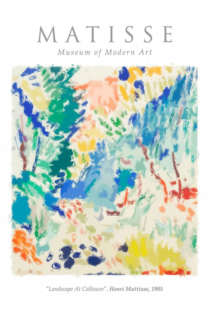 Paesaggio Matisse Colore pellicola backlit da Stev Shop