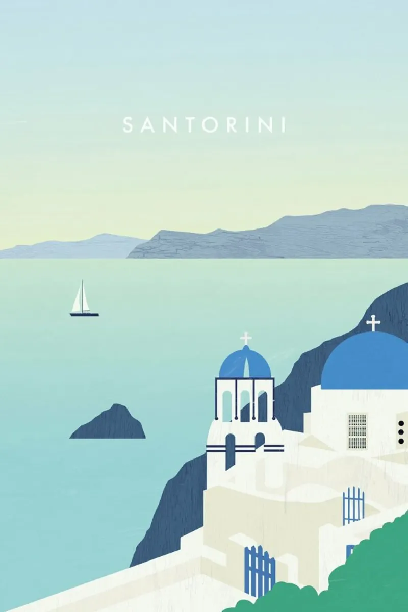 Santorini plexiglass da Katinka Reinke