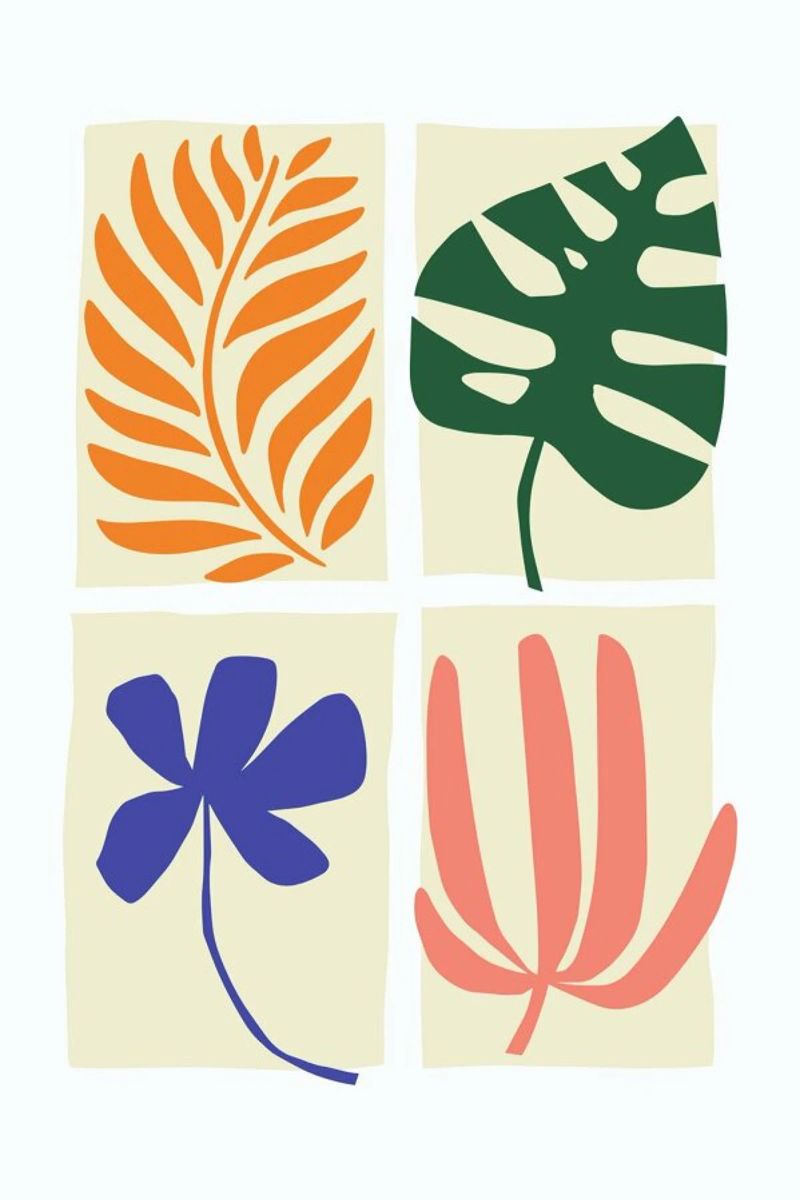 Floral Panels poster by Pure