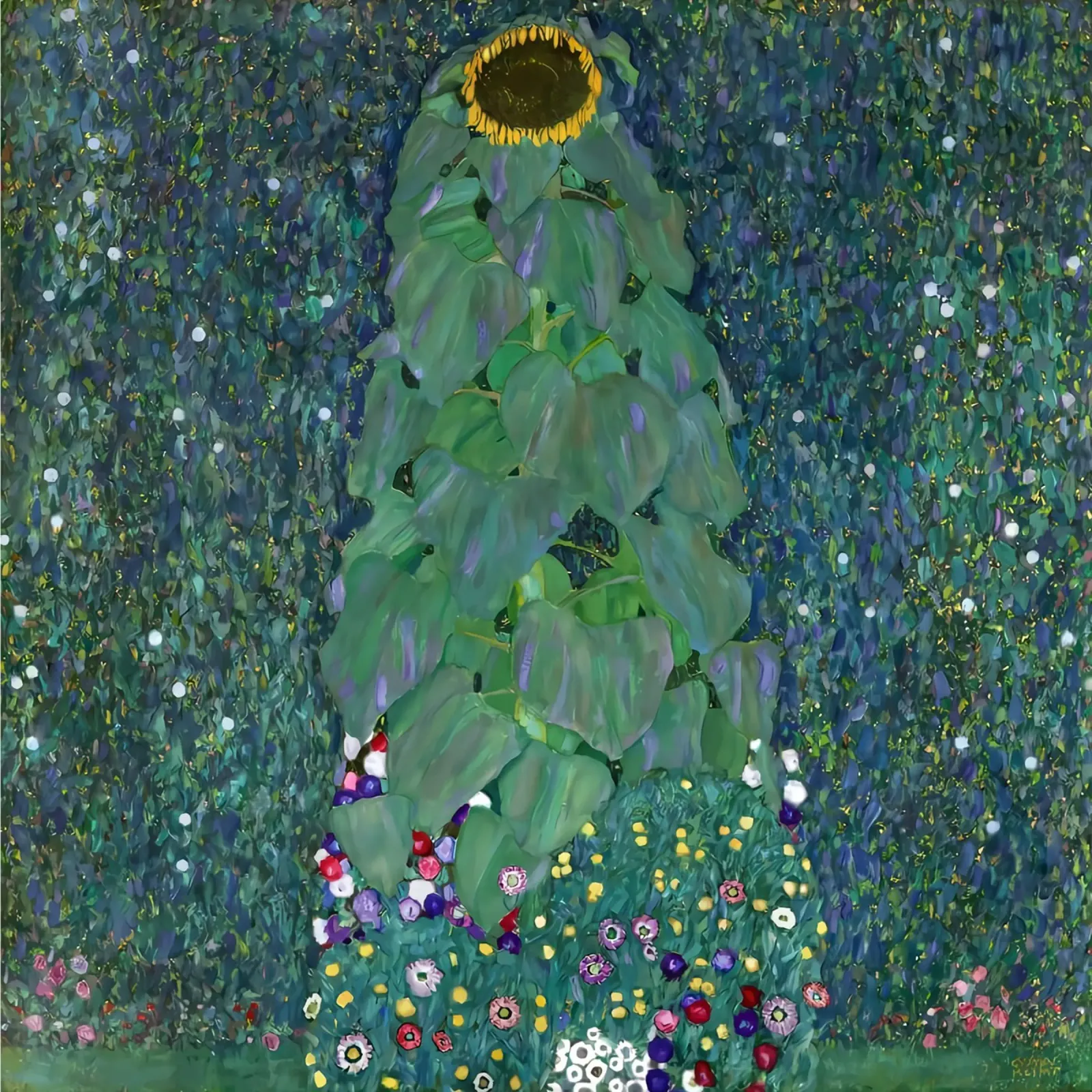 Girasole Klimt pellicola backlit da Stev Shop
