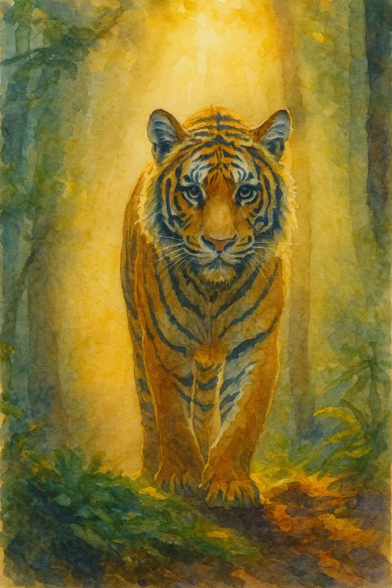 tiger painting drawing art acrylic glass by lauraa