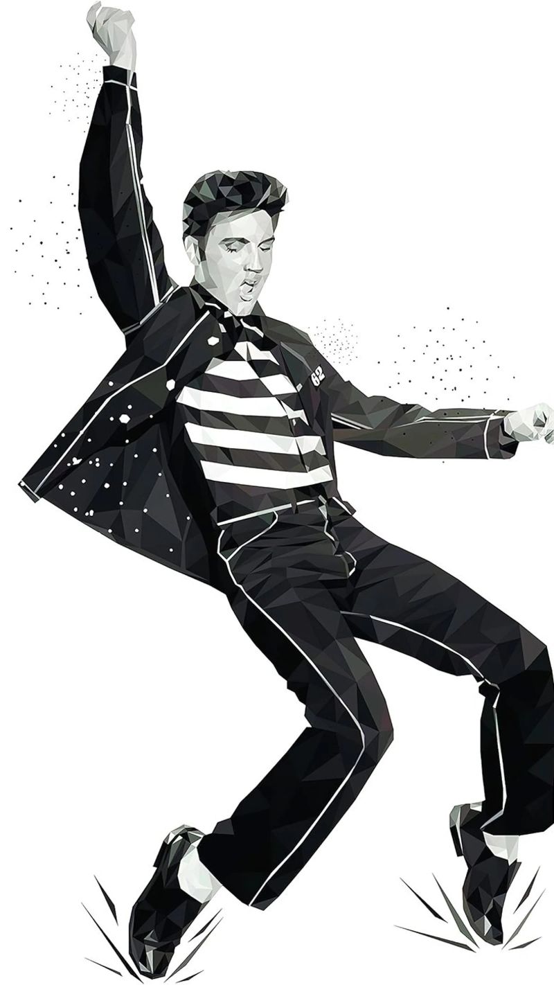King of Rock and Roll Bedroom poster by Rene Shop