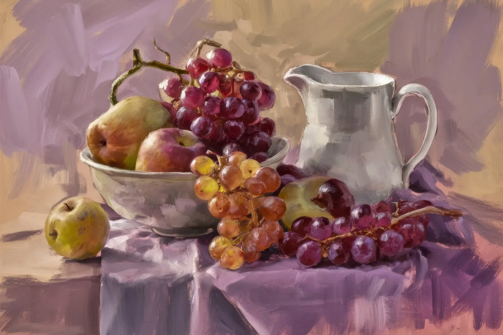 Espositore di frutta in porcellana pellicola backlit da Radiance Landscape