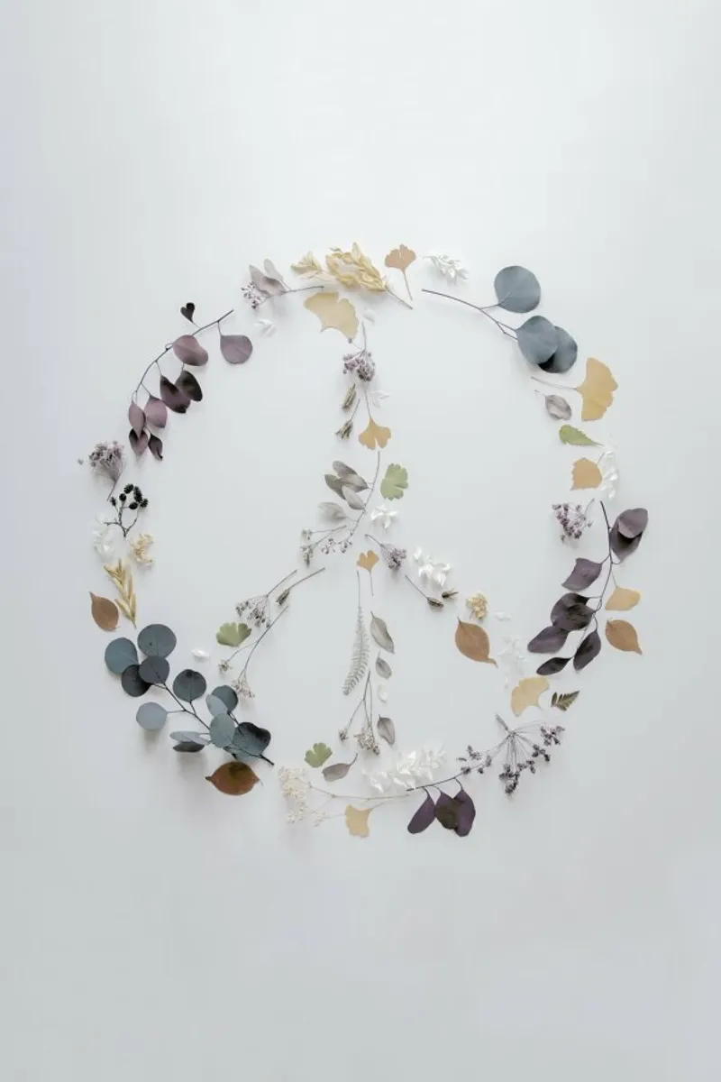 Flowers & Branches Peace pellicola backlit da Studio Nahili