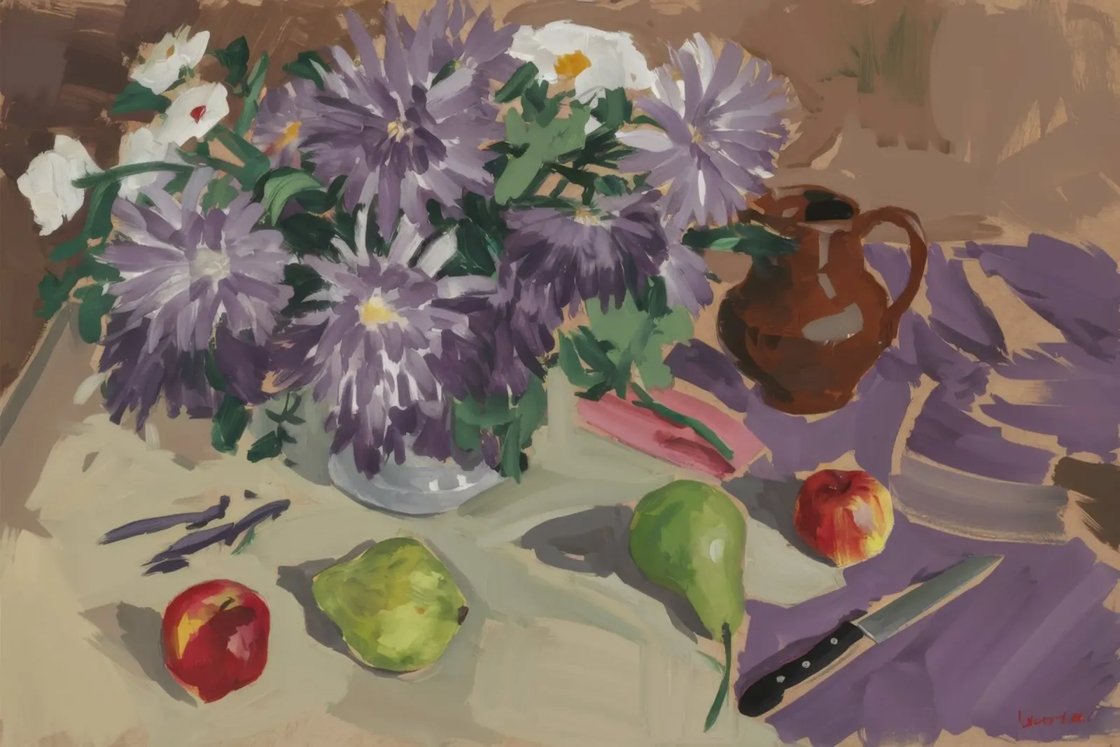 Aster's Pear Grace hahnemühle de Radiance Landscape