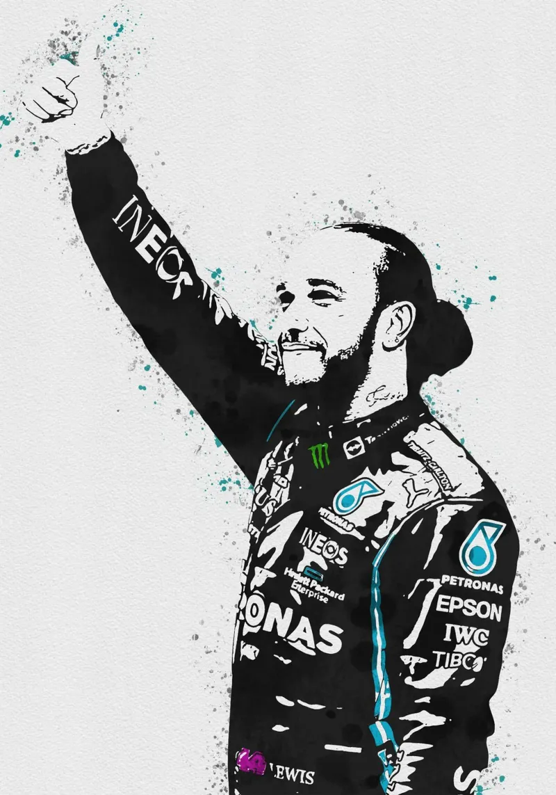lewis hamilton pellicola backlit da tenten