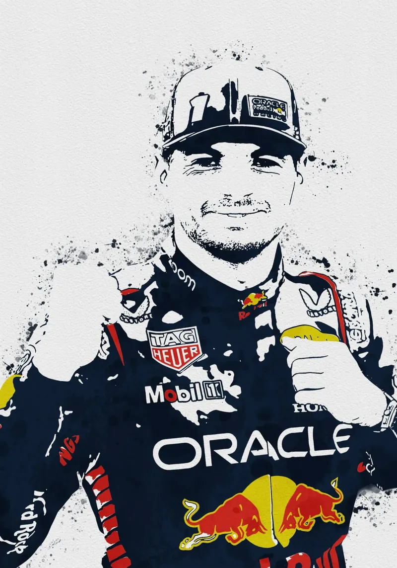 Max Verstappen carta hahnemühle da tenten