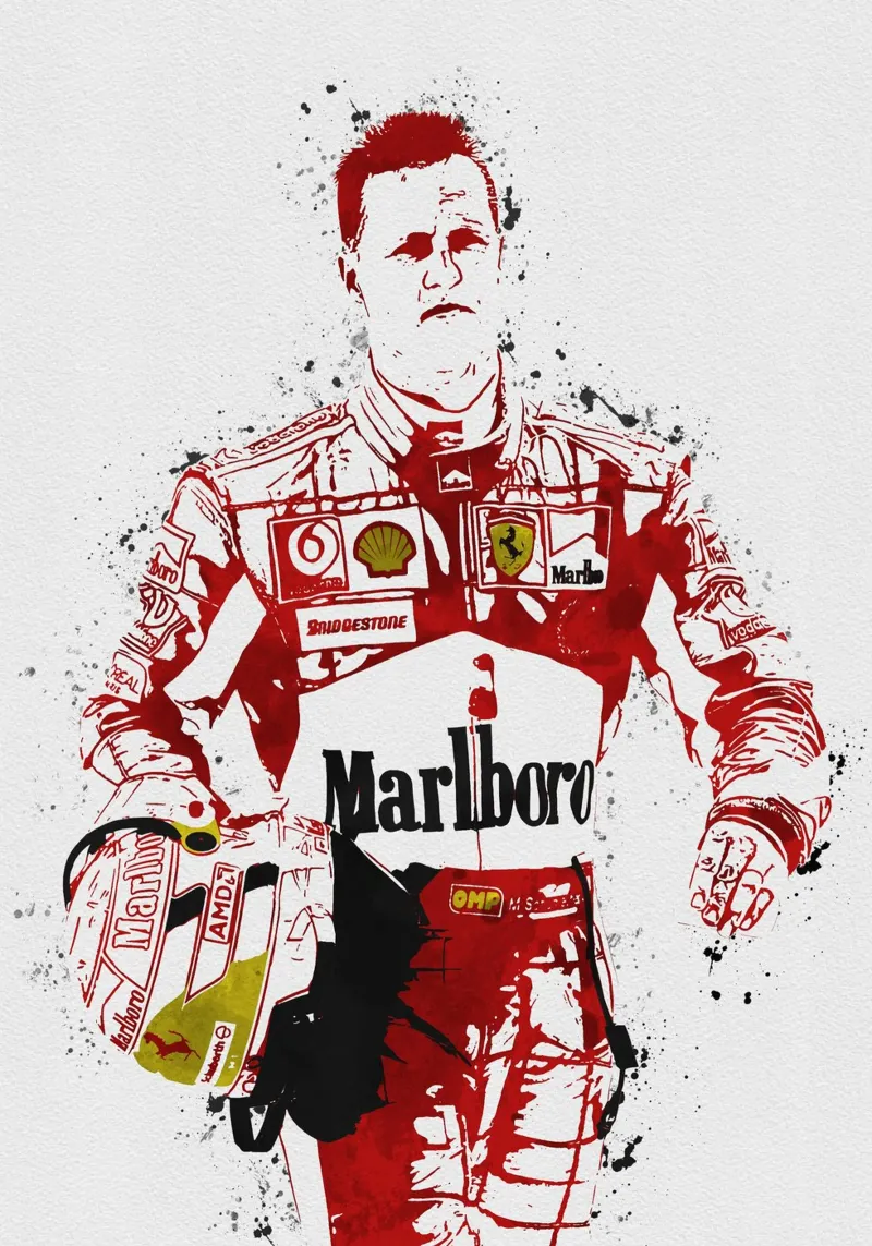 Michael Schumacher poster da tenten