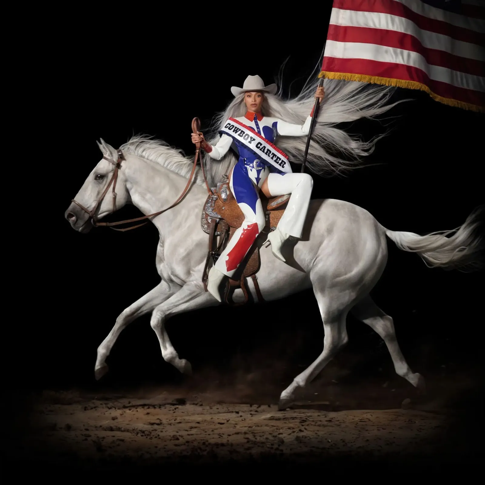 Cowboy carter tela con Cornice a cassetta da martina