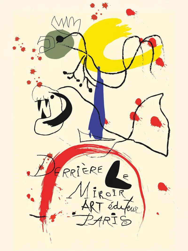 joan miro derriere miroir pellicola backlit da Danielshop