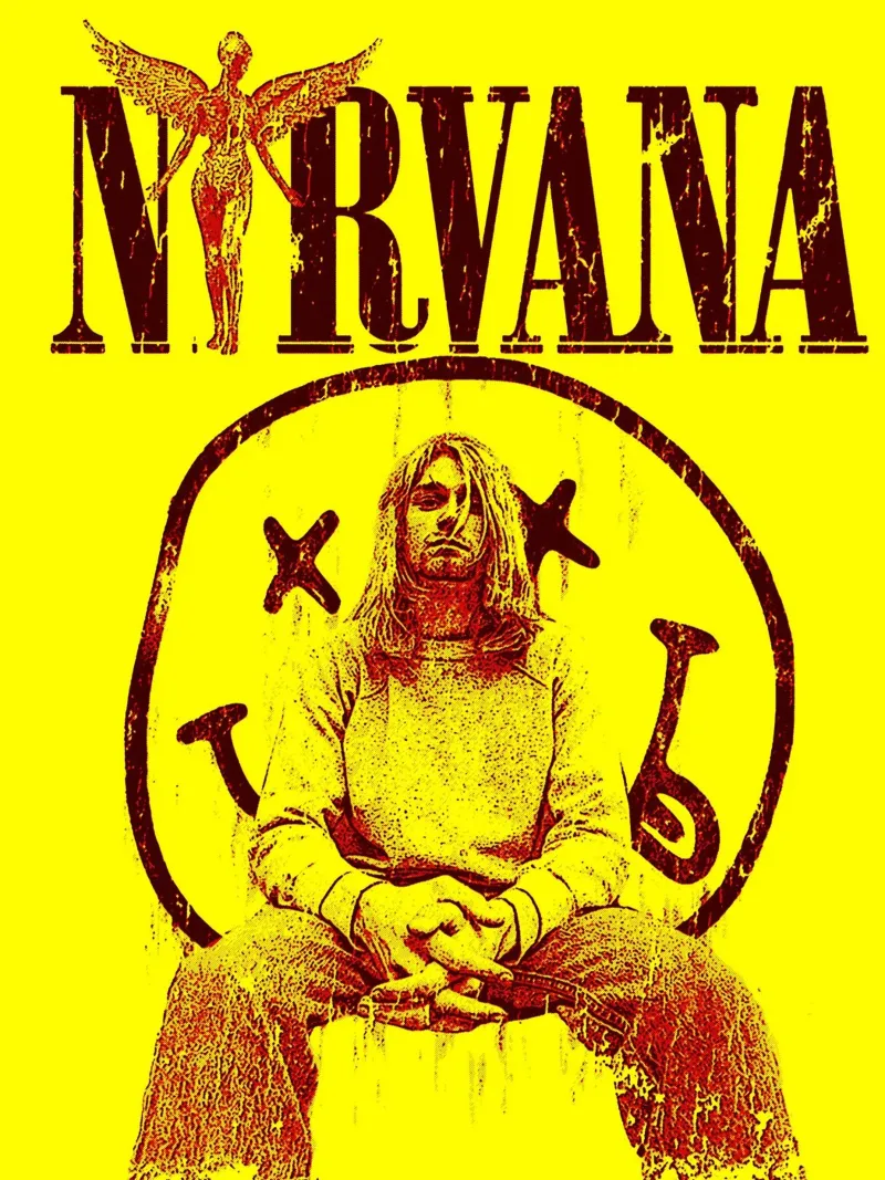 nirvana band art pellicola backlit da vanhesling