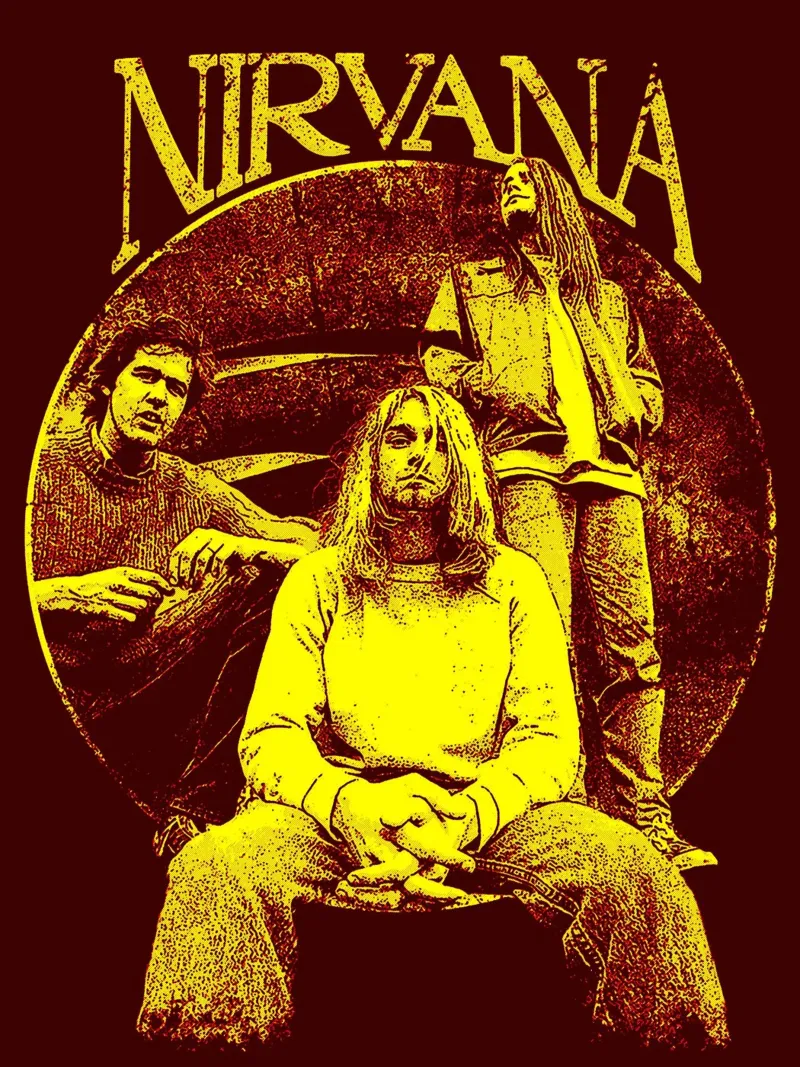nirvana band art pellicola backlit da vanhesling