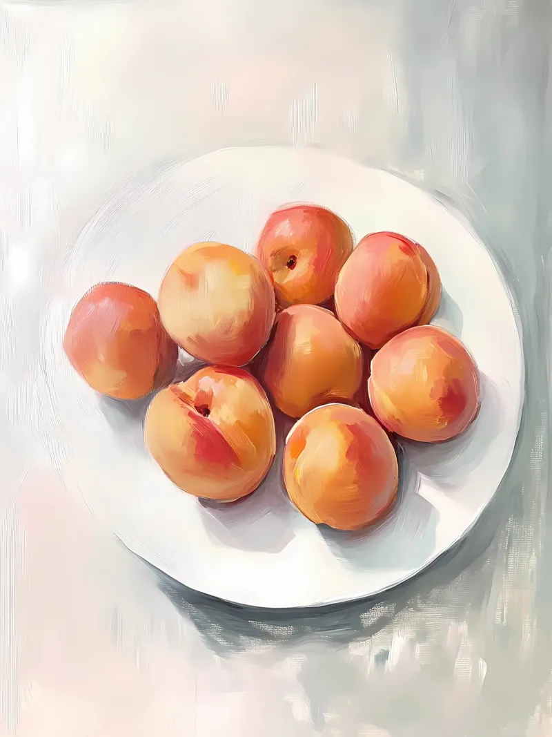 Peaches poster by IamHomeStudio