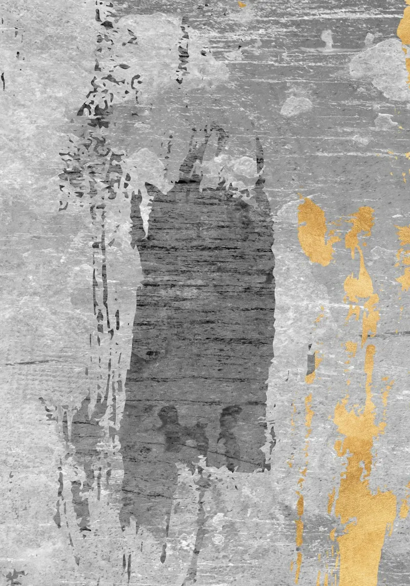gray and gold abstract art pellicola backlit da vintageshop