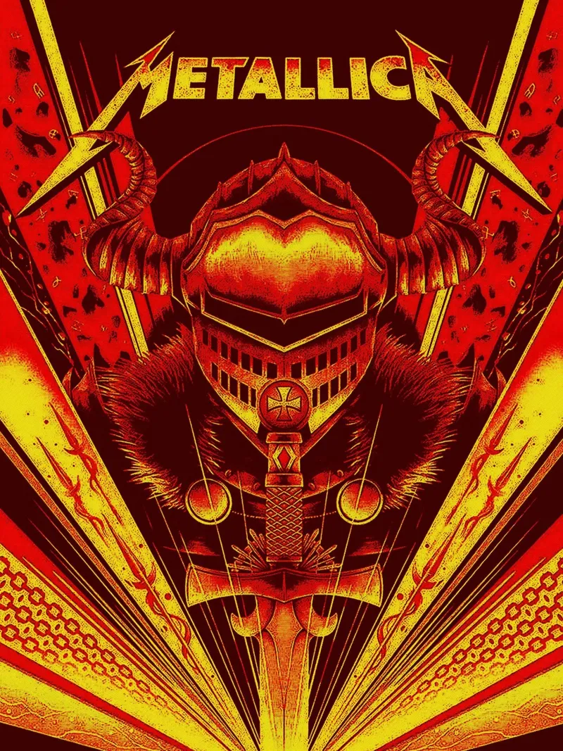 metallica band art Hahnemühle von vanhesling