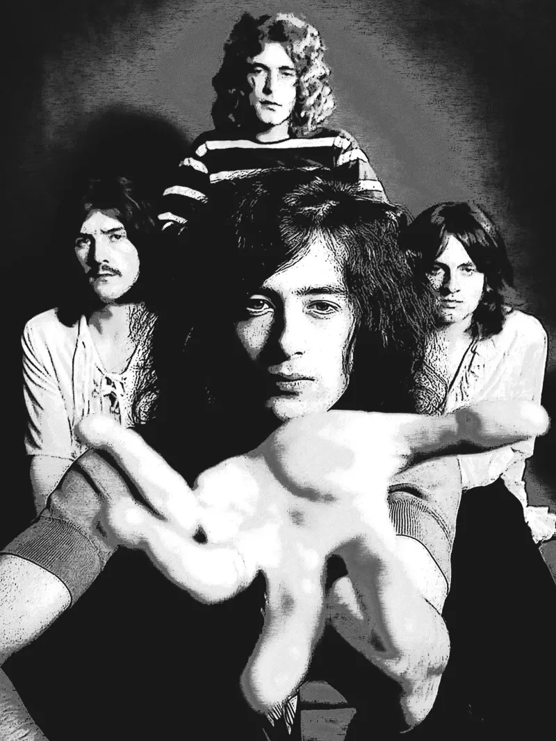 led zeppelin pellicola backlit da vanhesling