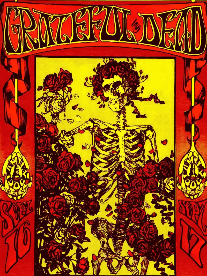 The Grateful Dead pellicola backlit da vanhesling