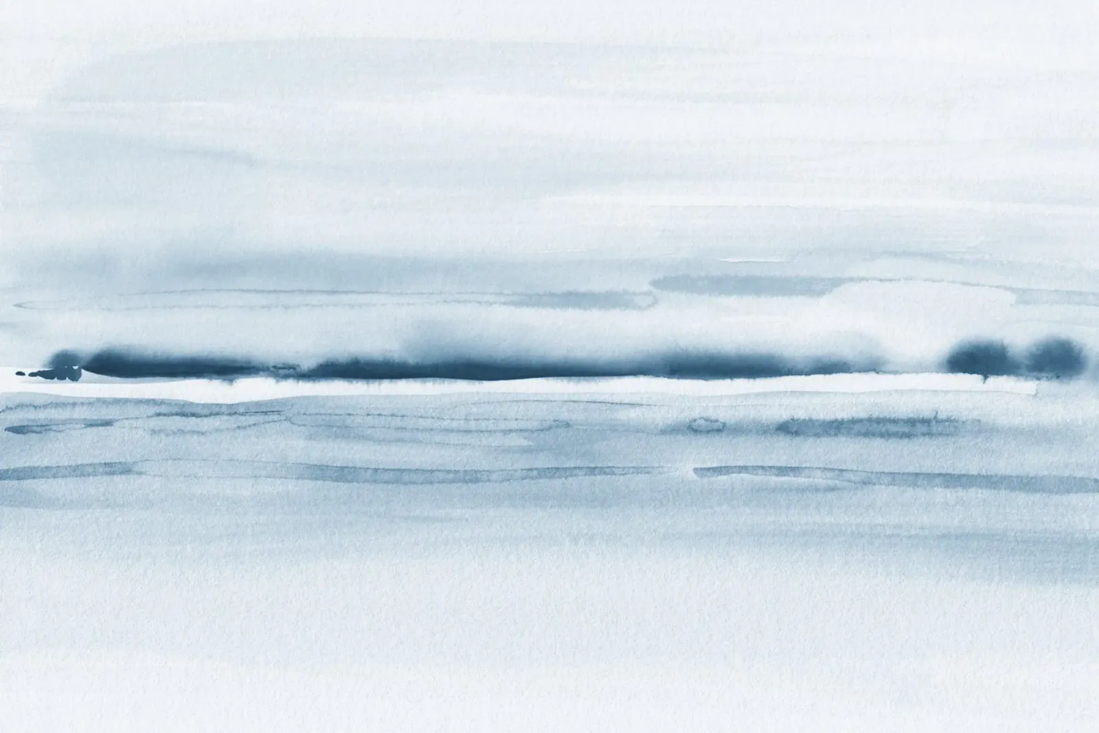 Blue sea waves hahnemühle by NouveauPrints