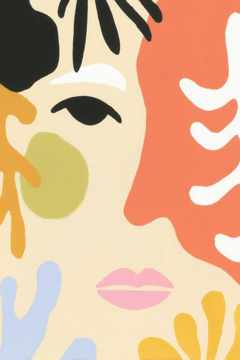 The gaze of the muse | Matisse's Echo canvas with Floater frame by Autofocus