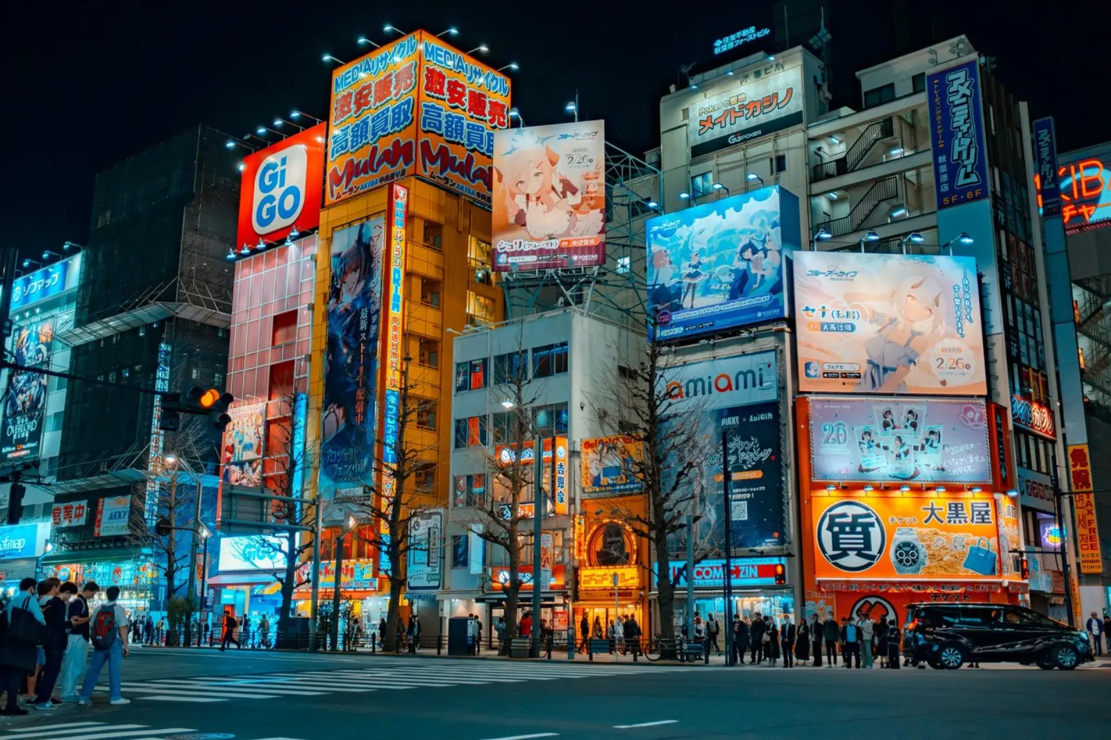 Luci al neon di Akihabara, Tokyo pannello forex da Marcel Bisig