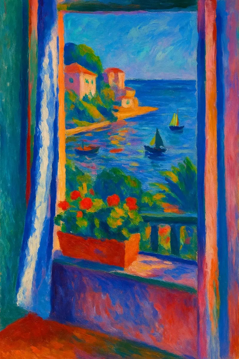 Coastal Calm - Matisse Inspired hahnemühle by HicksShop
