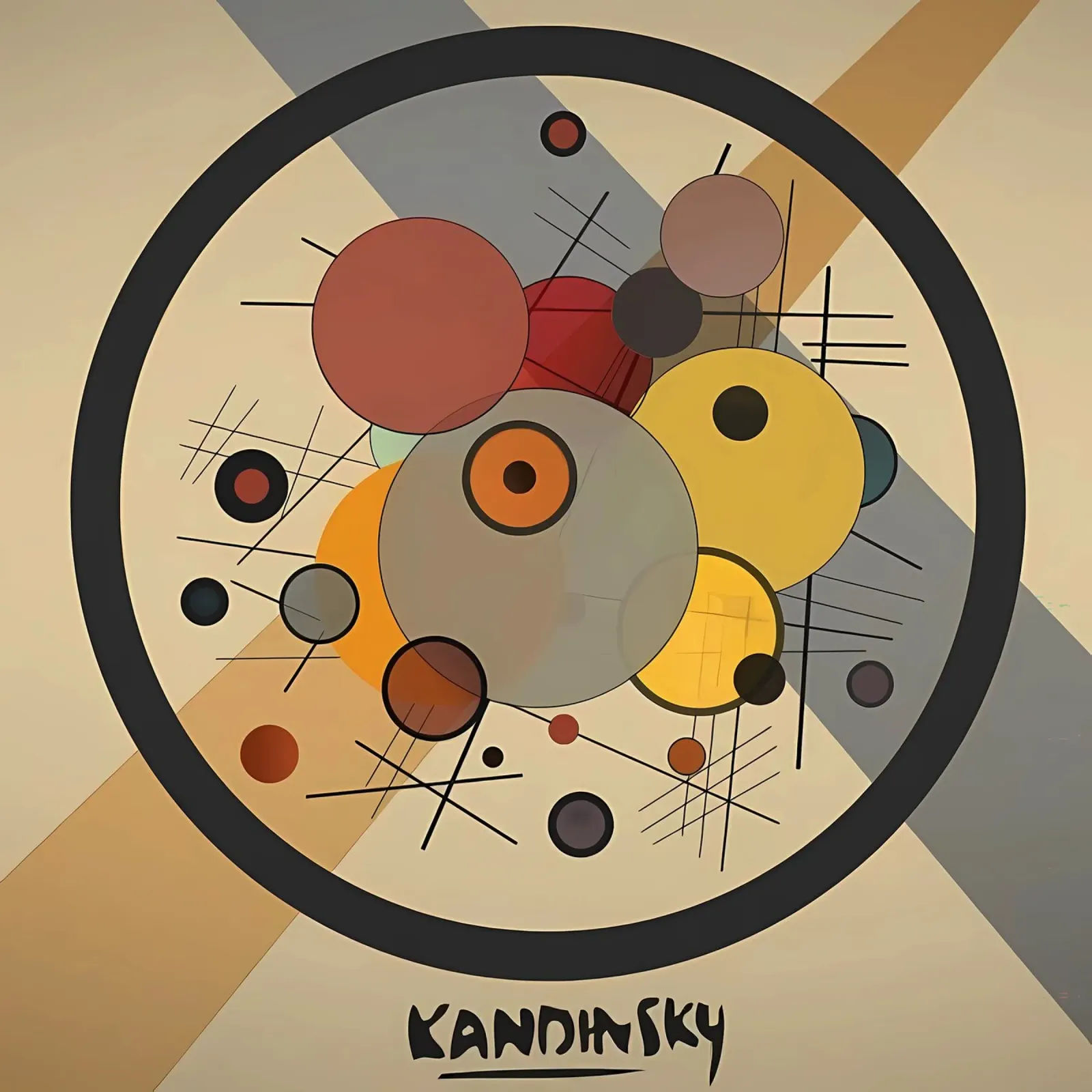 Wassily Kandinsky carta hahnemühle da Maegan