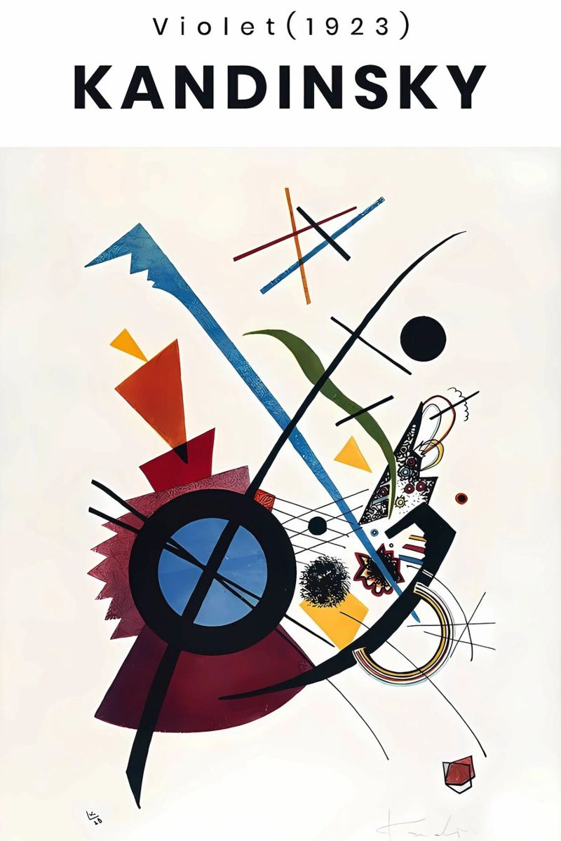 Wassily Kandinsky alluminio dibond da Maegan