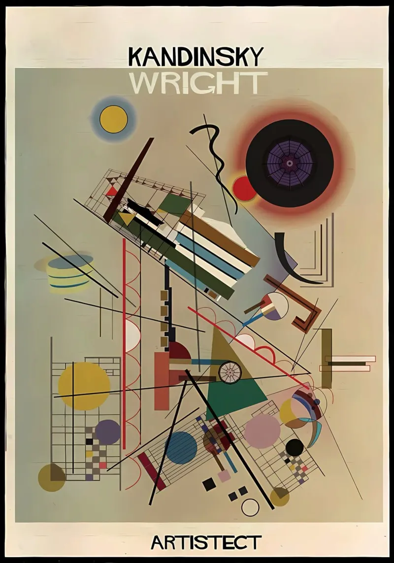 Wassily Kandinsky pellicola backlit da Maegan