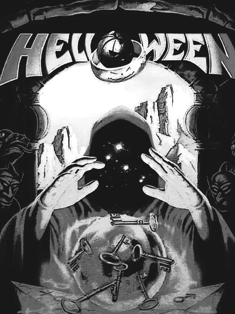helloween band art pellicola backlit da vanhesling