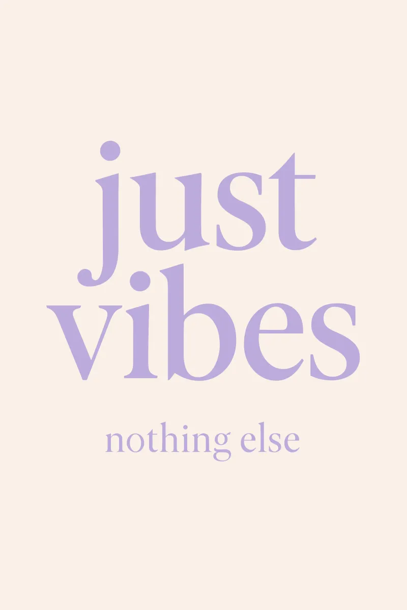 Nothing But Vibes poster da QuooodZ by MooodzArt