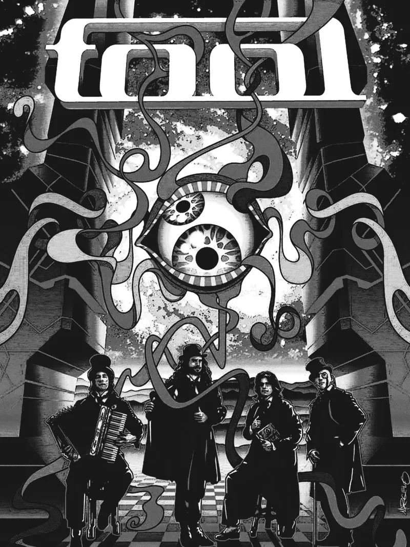 tool band art pellicola backlit da vanhesling