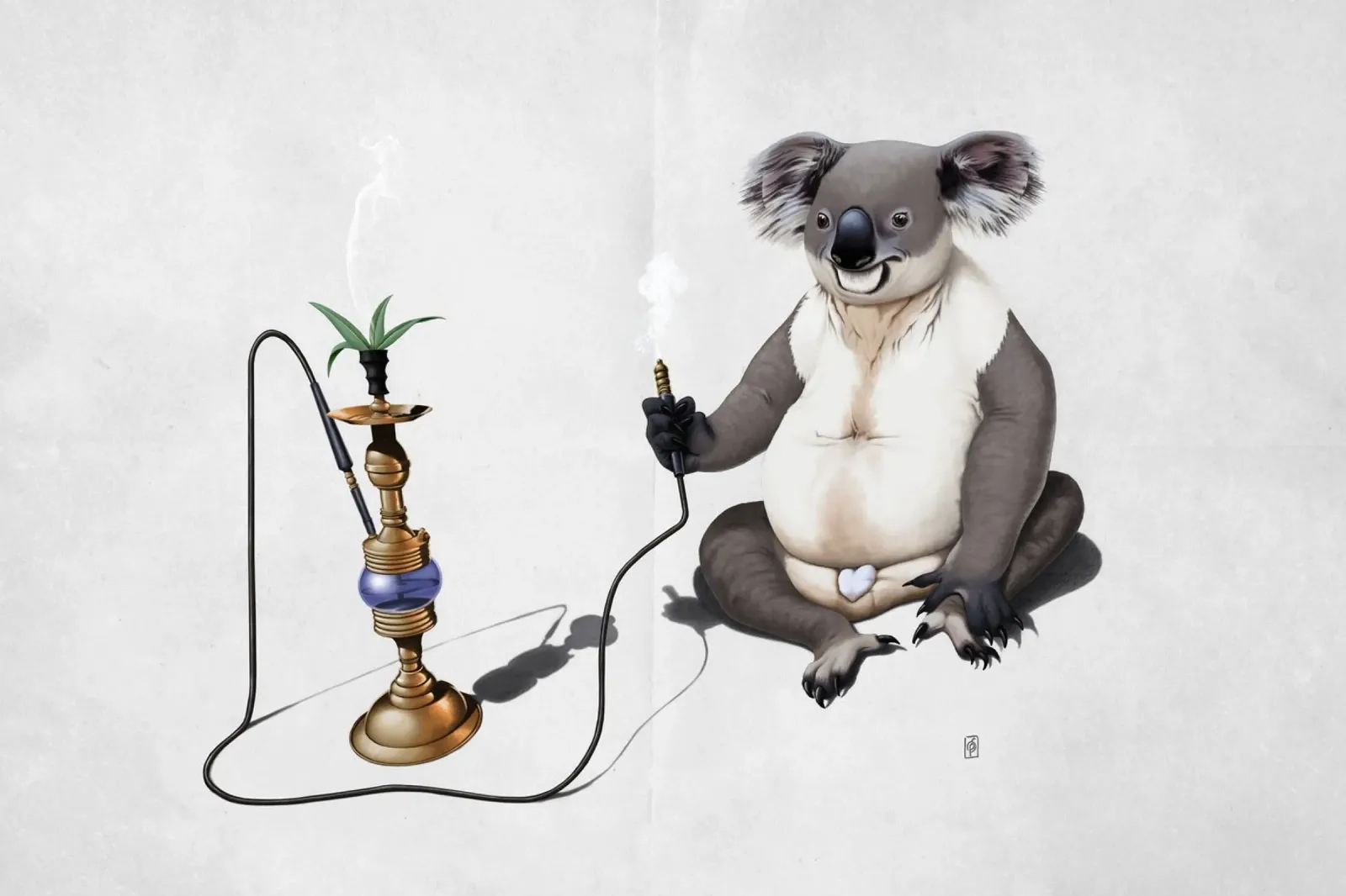 What a Drag (Wordless) pellicola backlit da Rob Art | Illustration