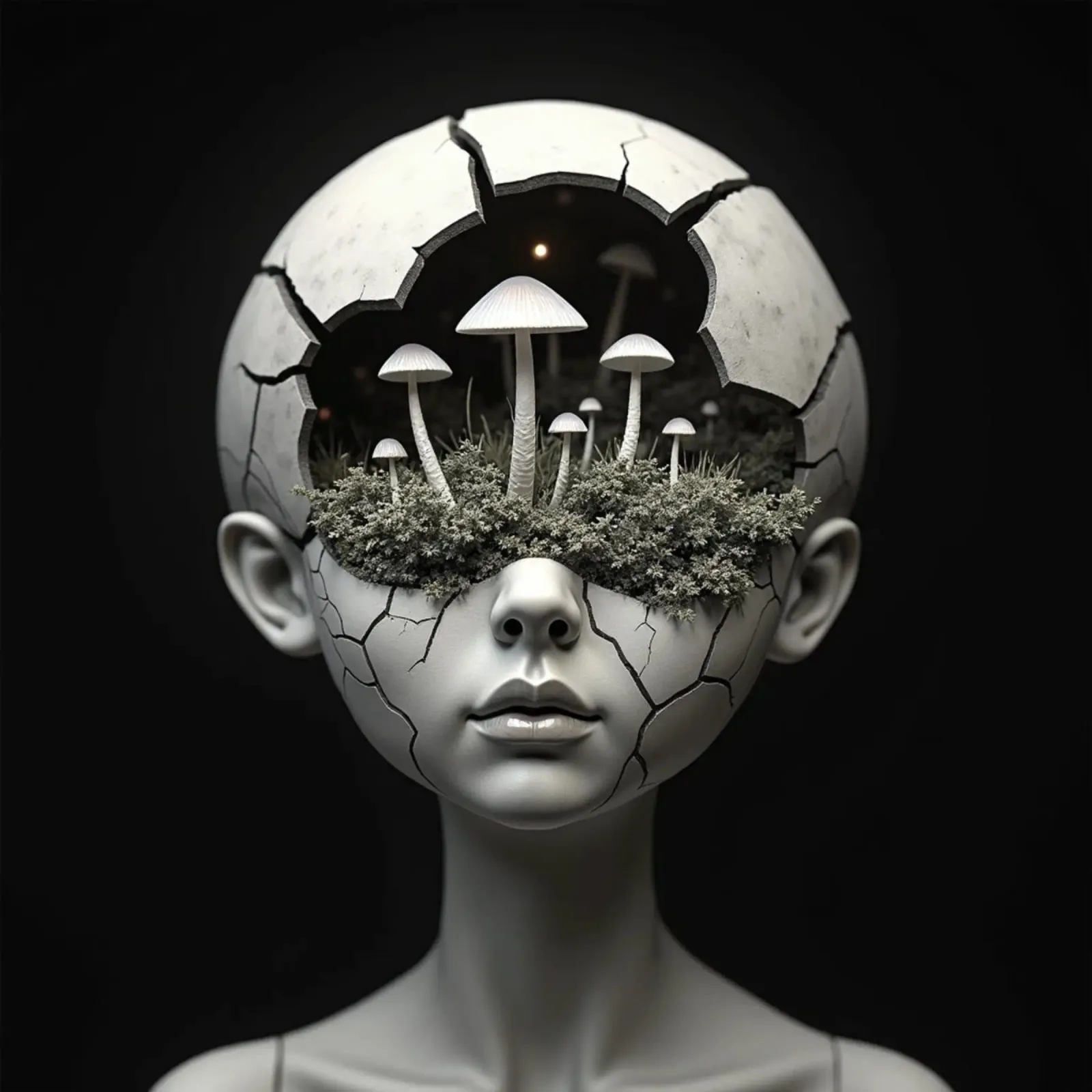 Der Afterthought-Garten Backlit Folie von Dustlight Atelier