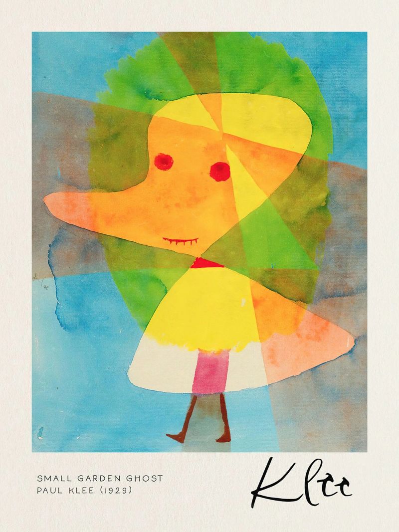 Small Garden Ghost poster by Mirei Aguerro