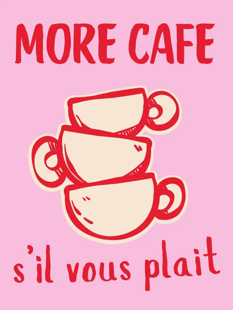 Cita de un café francés metacrilato de pdigitalprints