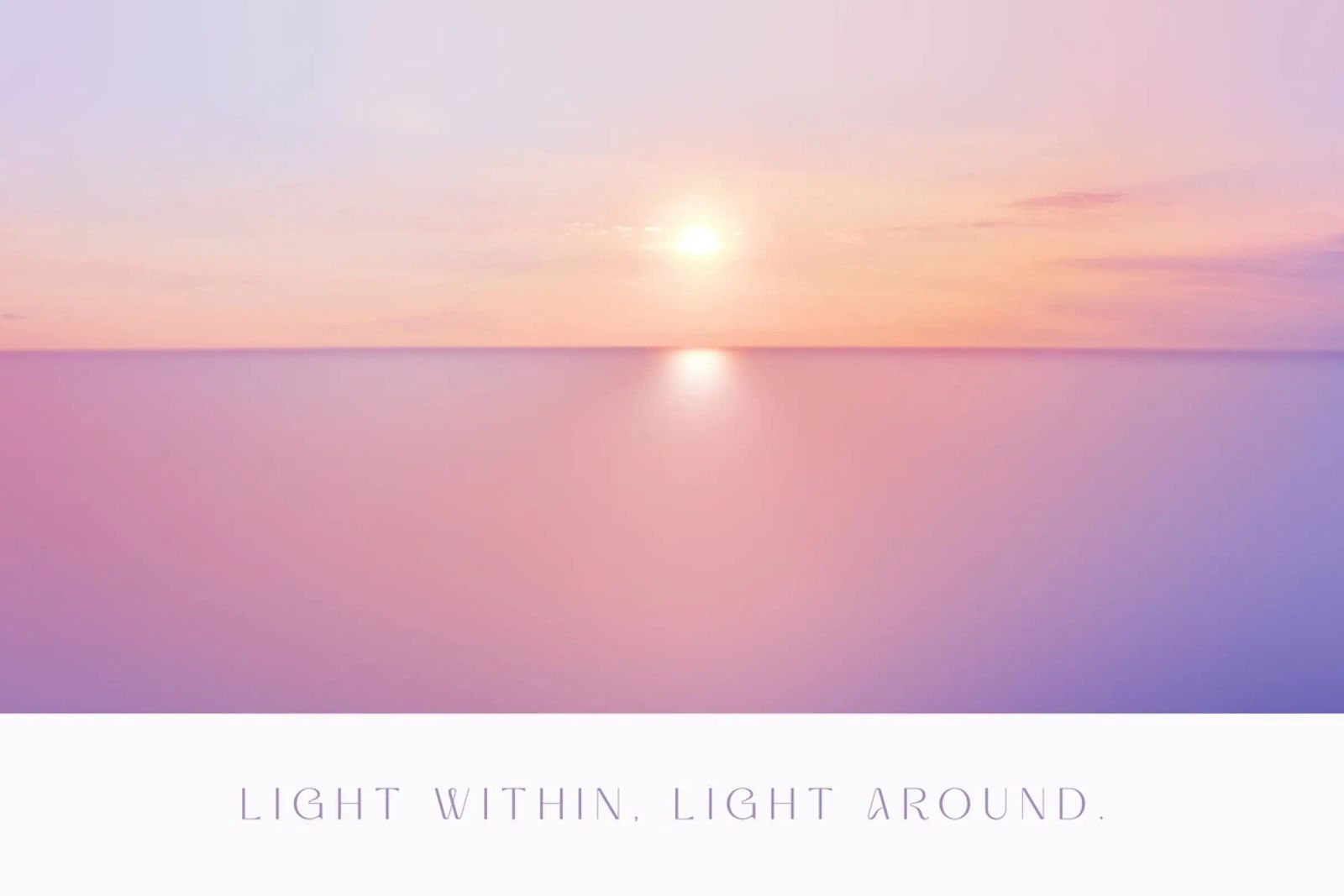 Light Within. Light Around Poster von treechild