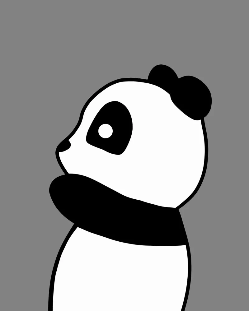 Animale della nursery - panda pellicola backlit da Little Dean