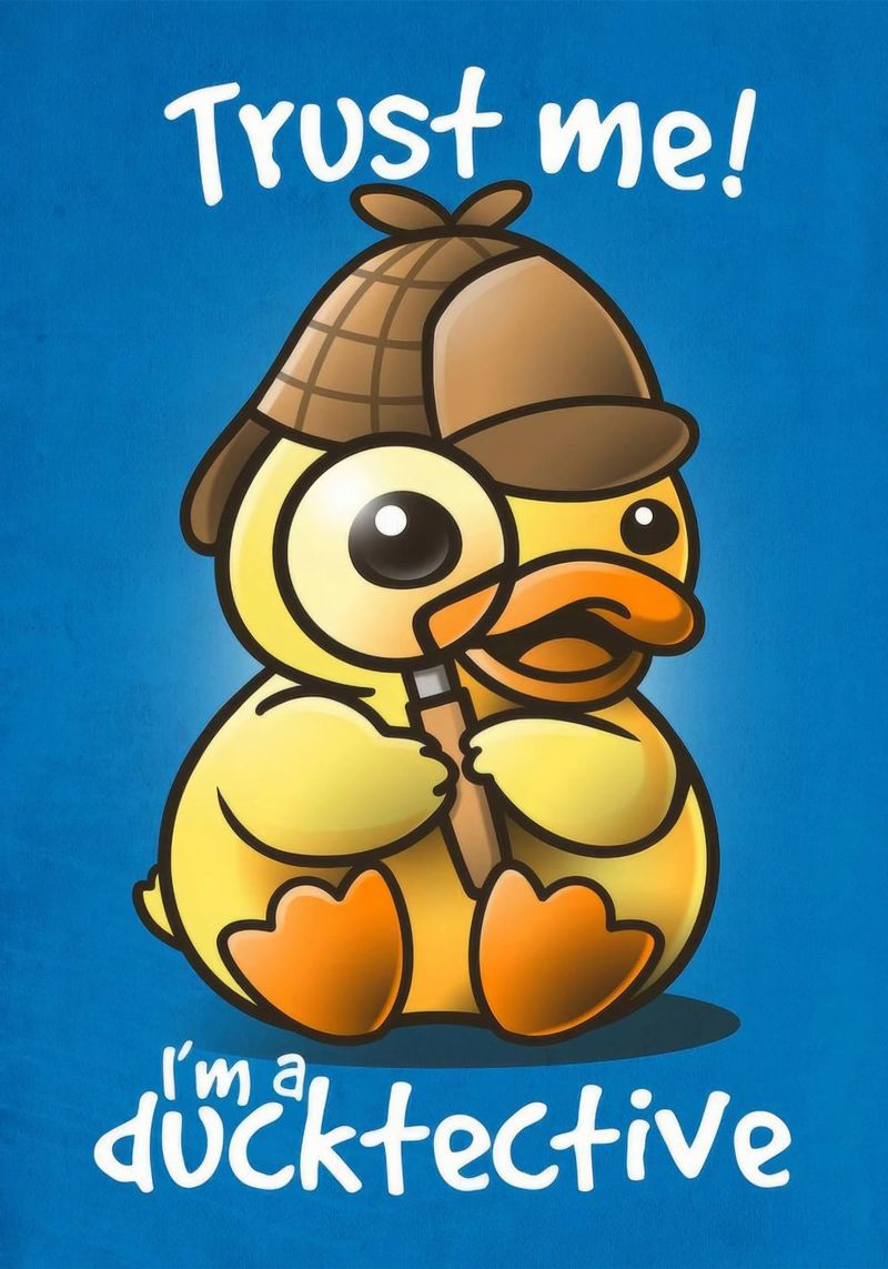 I'm a ducktective poster de Nando Art