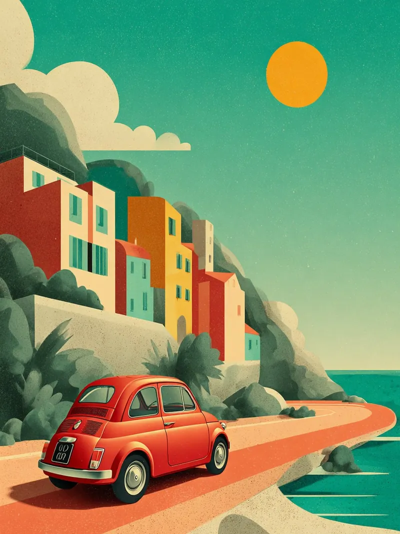 Escape by the Sea alluminio dibond da Mosaic Dialogue
