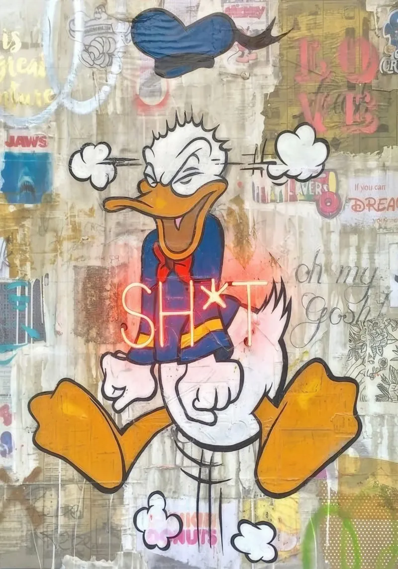 Stressed Duck metacrilato de Nando Art