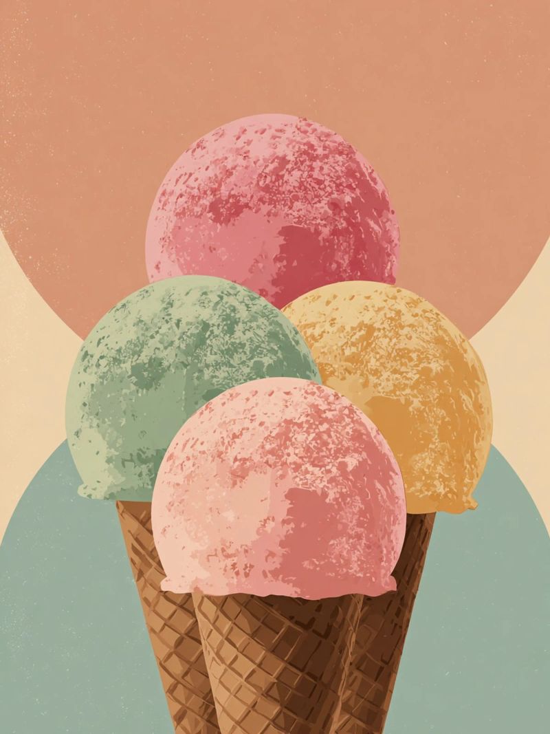 Italian Gelato poster by michi