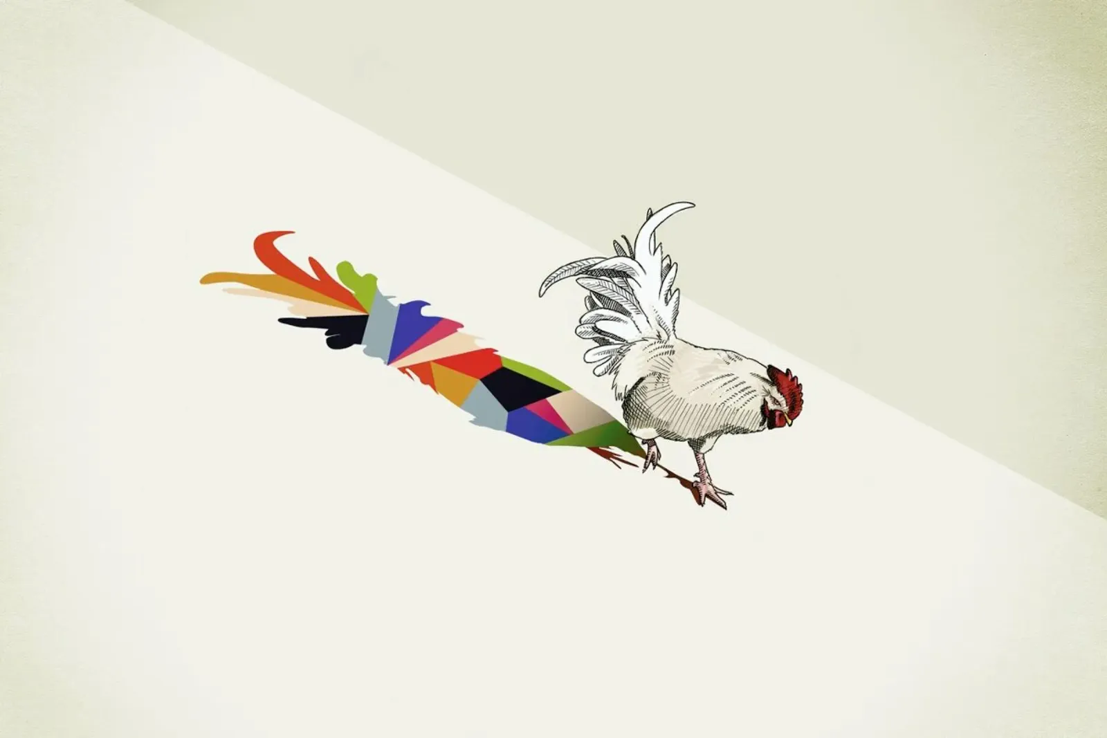 Walking Shadow - Rooster poster da Jason Ratliff