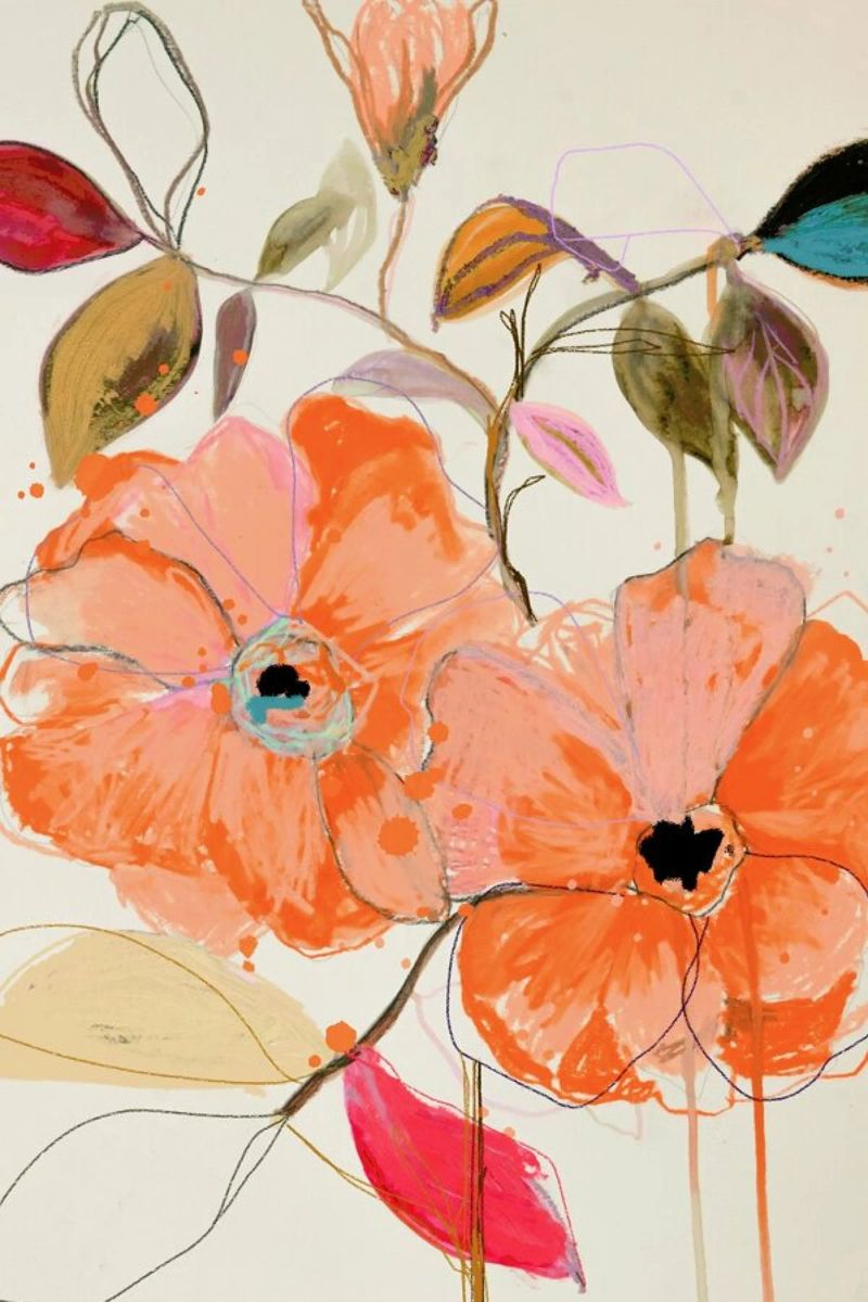 Mandarin Lingers Leinwand von Leigh Viner