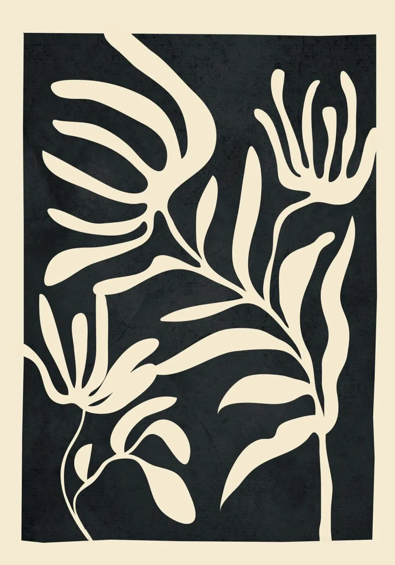 Minimal Abstract Art Plant pellicola backlit da Flow Line