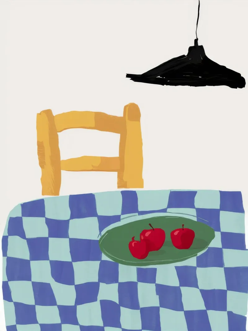 Sedile semplice in ciliegio poster da Moonlite Desire