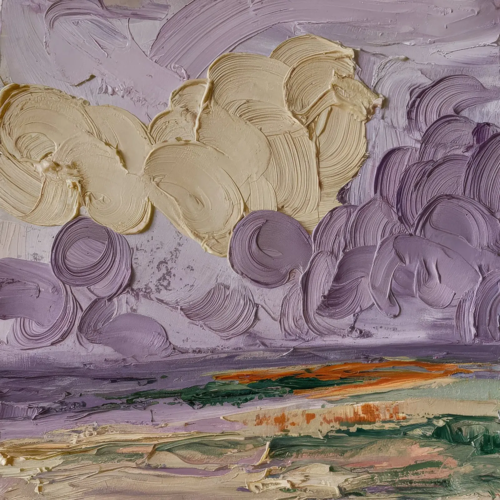 Hemelse Wolkenlandschap Droom canvas met Baklijst van Lush Essence