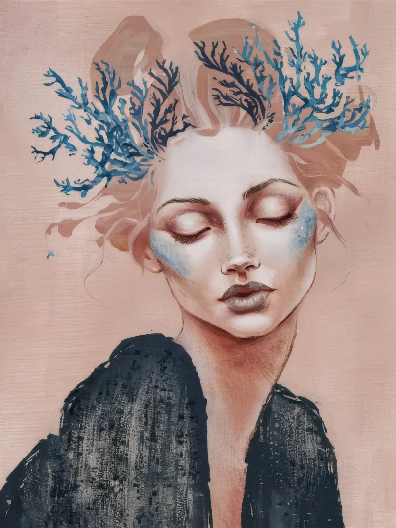 Frost Flower Halo hahnemühle by Vivid Reverie