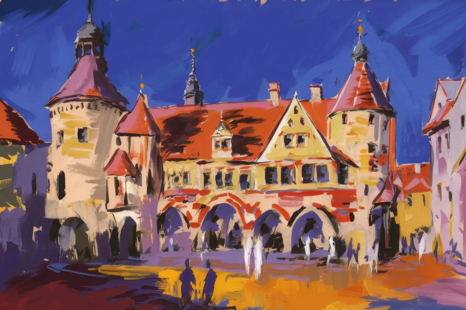 Castle's Grandeur Hilltop hahnemühle by Radiance Landscape