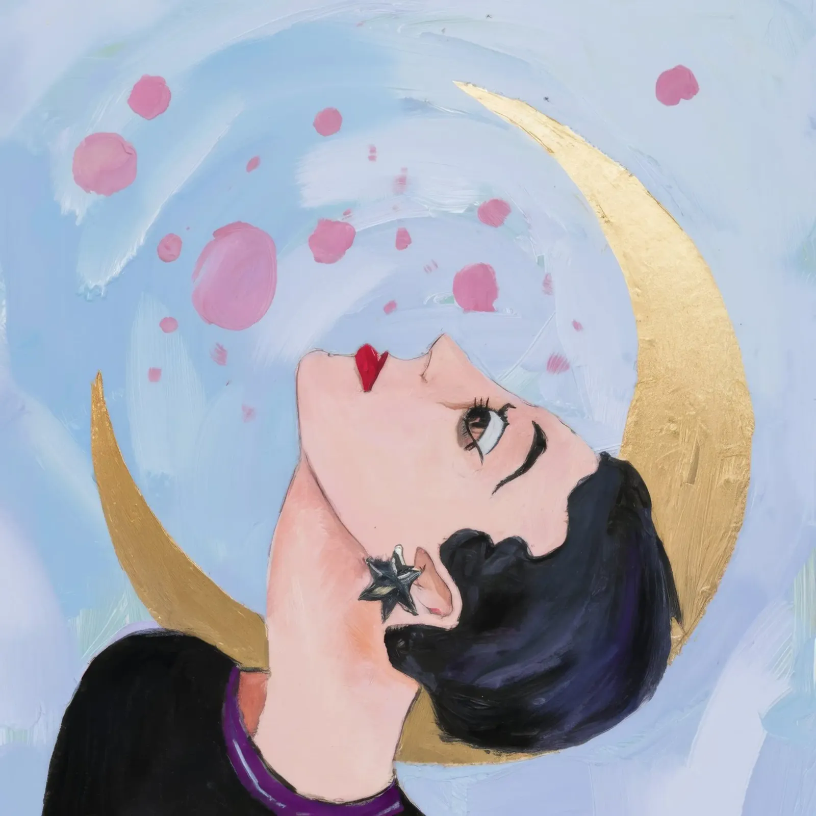 Salita della Perla Lunare poster con telaio in plastica da Vivid Reverie