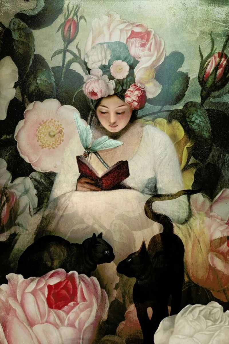 The Reading canvas by Catrin Welz-Stein